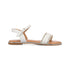 Sandali da donna bianchi con dettagli laminati e strass Lora Ferres, Donna, SKU w041001642, Immagine 0